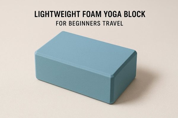 Lightweight Foam Yoga Block for Beginners & Travel