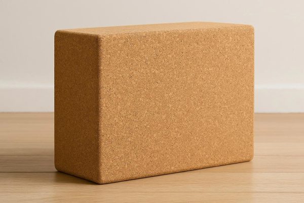 Extra-Large Cork Yoga Block for Enhanced Stability