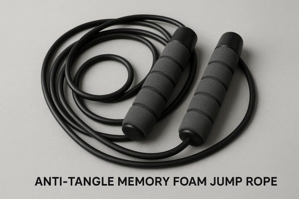 Anti-Tangle Memory Foam Jump Rope for Home Use