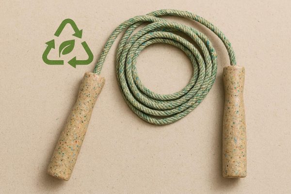 Eco-Friendly Recycled Plastic Jump Rope for Sustainable Fitness