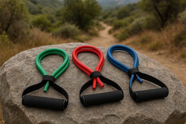 Foldable Resistance Bands for Outdoor Workouts & Hiking